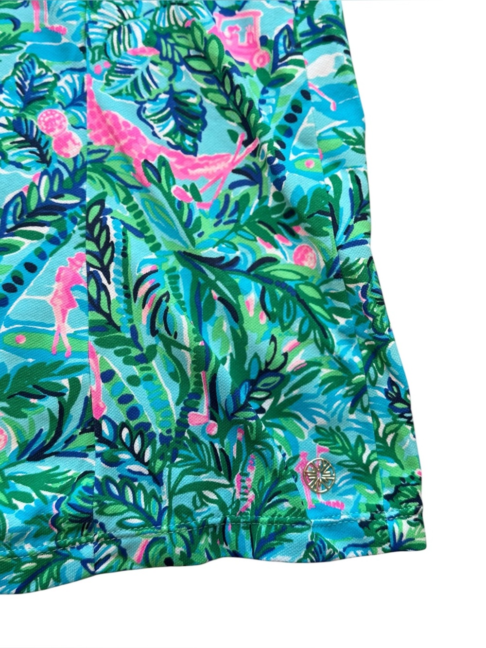 Lilly Pulitzer Silvia Par Quarter Zip Women's Sleeveless Golf Dress - Picture 9 of 14